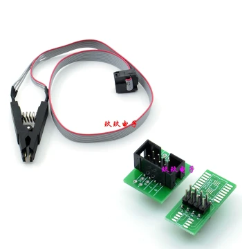 Test Clips SOP8 SOP16 SOIC8 SOIC16, Universal for Wide and Narrow Chips, Programming Clips