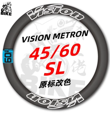 Color-Changing Waterproof Stickers for VISION METRON SL45 60 Tour de France Road Bike Carbon Wheelset