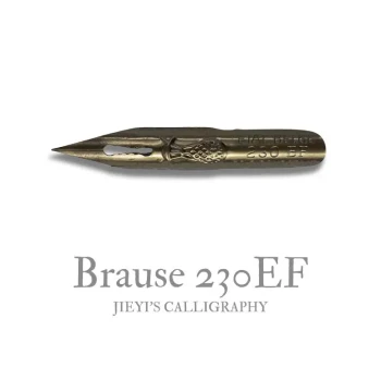 Imported French Brause 230EF Balloon Tip Classical English Calligraphy Dip Pen, Copperplate