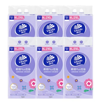 Hanging Facial Tissues 4-Ply Extra Large Cotton Tough