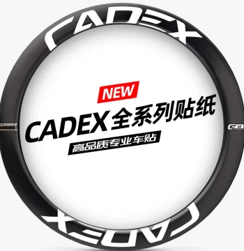 CADEX Wheelset Stickers for Road Bike Carbon Rims, Waterproof Decals for 35/36/50 ULTRA/MAX 40