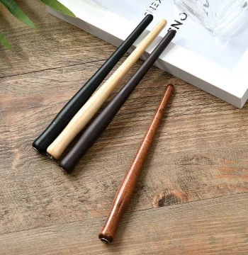 Dip Pen Barrel Glass Pen Raw Wood Slanted Tip Dual-Use for Manga Line Drawing English Calligraphy Gothic Script Art Lettering Vintage Style