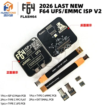 F64 Flash 64 Programmer EMMC/UFS ISP V2 Adapter FPC Flex Cable