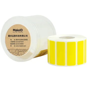 Makeid P40-15YL-850 Label Paper 40*15mm 1 Roll Yellow