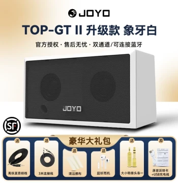 JOYO TOP-GT II Electric Guitar Amplifier with Bluetooth, Portable Mini Speaker for Outdoor Performances