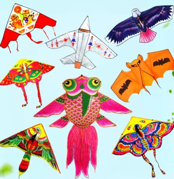 New Cartoon Kite for Kids - Creative Airplane Design