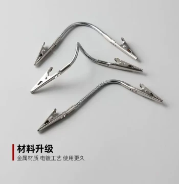 Mosquito Coil Holder Dual-Head Stainless Steel Alligator Clip Stand