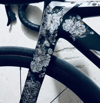 Road Mountain Bike Waterproof Sunproof Scratch-Covering Sticker Coating Print Decoration Suitable for DIY Frame Helmet
