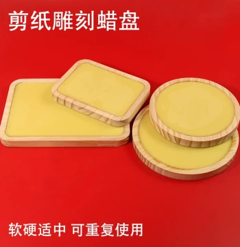 Professional Handmade Paper Cutting Tool Kit with Wax Plate for Carving and DIY Beginners
