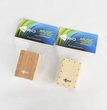 Mini Cajon Wood Shaker Tube Rattle Mini Cajon Sand Egg Wood Maracas Band Accompaniment Percussion Instrument Wood Shaker Box