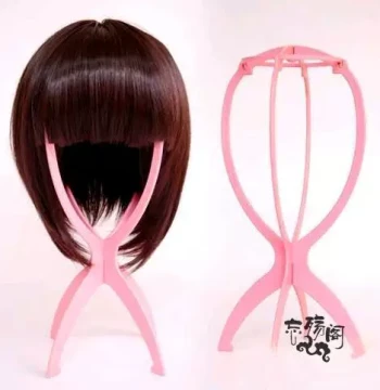 Cosplay Wig Styling Stand - Practice Trimming Tool, Dedicated Wig Holder and Support Frame