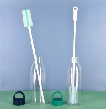 40cm Extended Handle Sponge Brush – Long-Handle Cleaner for Bottles, Pipes, Narrow Neck Vases, Cups, Buckets, and Kettles