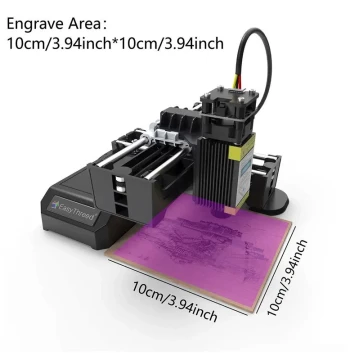 Mini Laser Engraver 24W Engraving Machine for Wood Cutting A
