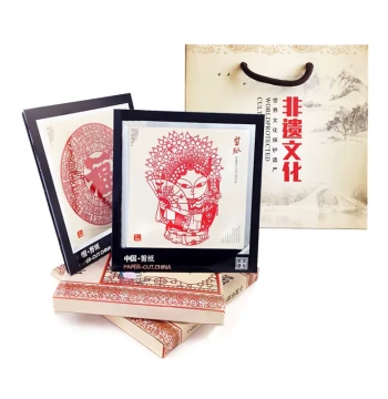 Chinese Style Paper Cutting Art in Frame, Ideal Souvenir for Foreign Guests