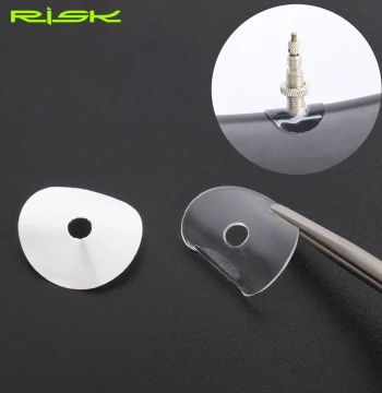 Mountain and Road Bike Valve Stickers - Presta Valve Core Decals, Washers, and Rim Protection for Carbon Wheels and Tubular Tires
