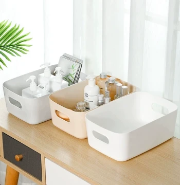 Desktop Organizer Box for Cosmetics and Sundries - Medium Size (1 Pack)