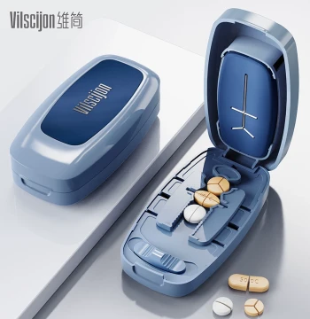 Pill Splitter 1/2 1/3 1/4 Cutter for Precise Medication Dosing