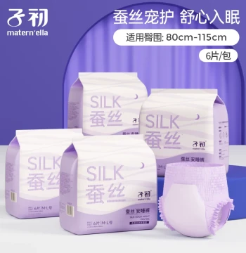 Zichu Silk Overnight Period Pants - Leak-Proof, Breathable Pull-On Underwear for Postpartum and Night Use
