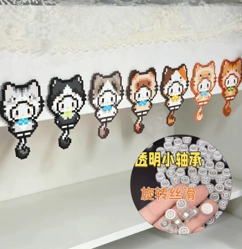 Make Perler Beads Spin! Mini Bearing Rotation Accessory DIY Tool High-Speed Universal Rotating Shaft Board