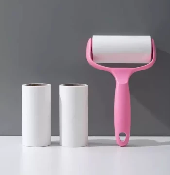 Lint Roller with Replaceable Sheets for Hair and Dust Removal