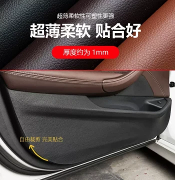Car Door Leather Repair Patch, Self-Adhesive Genuine Leather Sticker for Dashboard, Interior, and Seat Restoration, Strong Adhesion