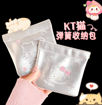 Storage Bag for Earphones, Cables, and Makeup - Auto-Close