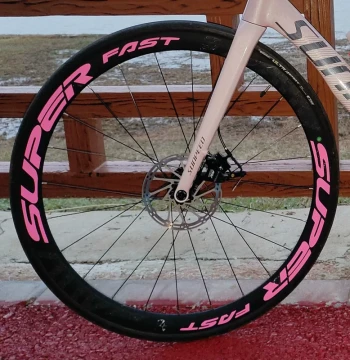 Bicycle Wheel Group Stickers, Road Bike Reflective Decals, Mountain Bike Rim Decorations, Single-Speed Blade Rim Wheel Modification