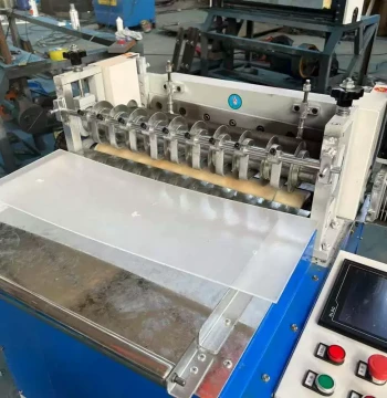 CNC Rubber Cutting Machine, Stepper Motor Strip Cutter, Multi-Blade PLC Rubber Slitting Machine Manufacturer