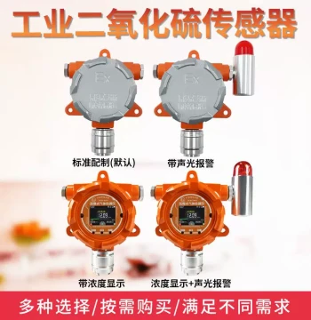 Explosion-Proof Sulfur Dioxide Alarm Sensor with RS485 Output - Industrial Gas Detector