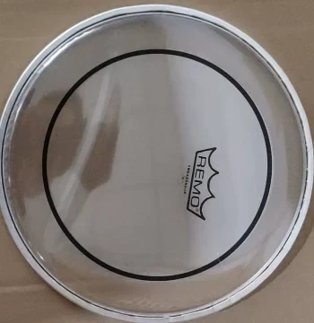 Universal Drum Heads for Jazz Kits - 8, 10, 12, 13, 14, 22 Inch Transparent Double-Ply Coated Batter Heads