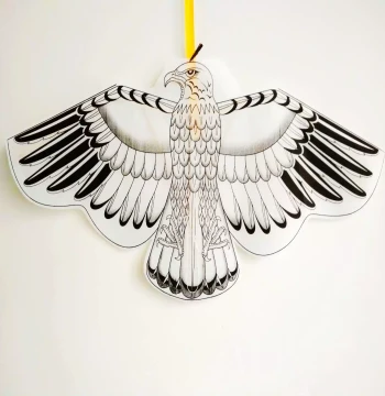 New DIY Kite for Kids, Hand-Painted Bamboo Traditional Creative Kite
