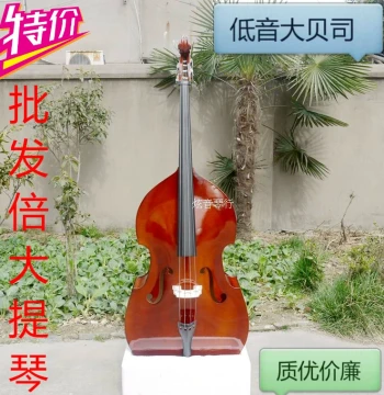 Double Bass - Full Size (4/4) & 3/4 Upright Bass for Adults and Beginners