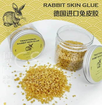 German Imported Rabbit Skin Glue - Purified Adhesive for Instrument Making & Art Restoration