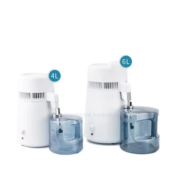Home Distilled Water Machine, 4L/6L Automatic Pure Hydrosol Maker, Small Distiller for Dental Clinics