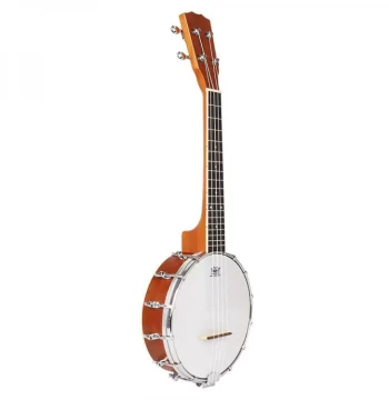 Fast-Play Four-String Banjo, Western Folk Instrument, Sapele Wood Banjo Guitar