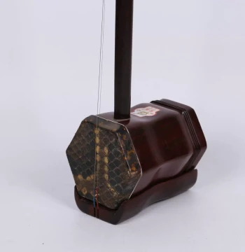 Premium Classical Folk Instrument: Handcrafted Hexagonal Erhu with Rosewood Grain Finish - Factory Direct Supply
