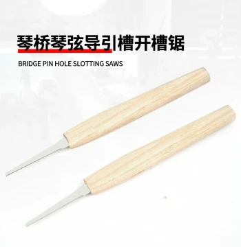 Acoustic Guitar Bridge Slotting Saw for String Pin Guide Slots - Luthier Tool for Instrument Building and Repair