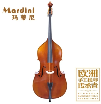 Martini MB-05 Professional Double Bass for Adult Orchestras - Handcrafted Solid Pine Contrabass