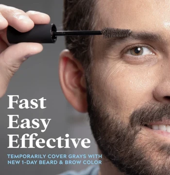 Export Men's Beard and Brow Color Cream, Waterproof Beard Pen and Eyebrow Pencil Makeup