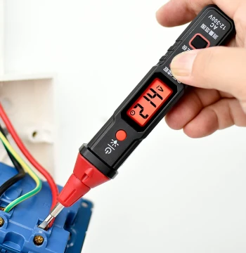 6th Gen Smart Electrician Test Pen: Upgraded Digital Display with Data Save and Multi-Function Screwdriver