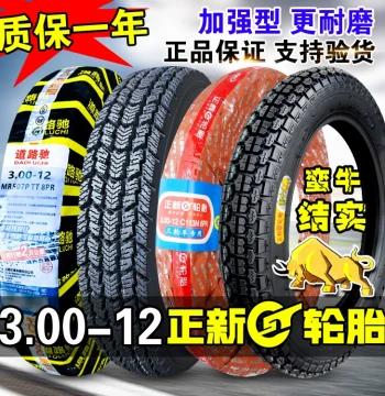 CST Tire 3.00-12 for Electric Tricycles, 300-16x3.2 Steel Wire Radial Outer Tire for Electric Vehicles