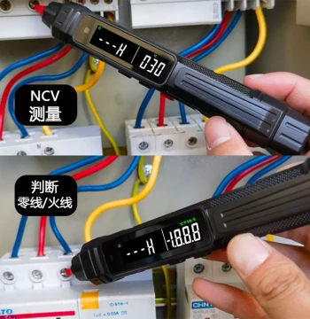 Multi-Function Inductive Multimeter for Electricians - Continuity Tester, Circuit Break Finder, Live/Neutral Wire Detector with Smart Digital Display