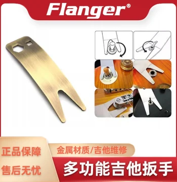 Flanger Multi-Function Wrench Electric Guitar Bass Maintenance Capo String Winder Tuner Disassembly Tool