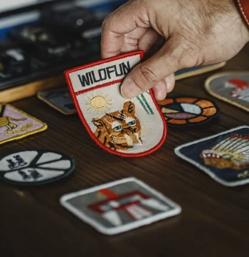 Madeng Workwear Retro Embroidered Velcro Patches - Fun Accessories, Badges, and Decorative Pins