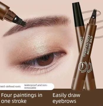 Men's Beard Pen Multi-purpose Eyebrow Pencil Water-based Natural Dye Waterproof Long-lasting