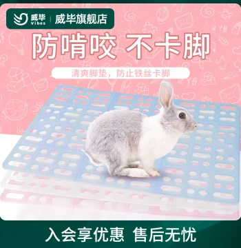 Weibi Jianshuang Rabbit Foot Pad - Anti-Chew Guinea Pig Cage Floor Mat - Plastic Grid Pet Litter Tray