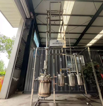 Stainless Steel Fractionating Column for Separation and Purification - Lab-Scale Small to Medium Distillation Unit