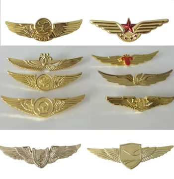 Pilot Breast Badge - Metal Pin for Air China, Hainan Airlines, China Southern, Sichuan Airlines - Aviation Souvenir
