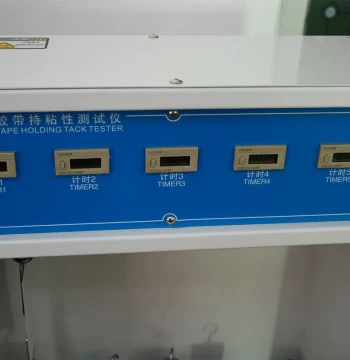 Tape Holding Power Tester for Adhesives Pressure-Sensitive Packing Tape Labels Room Temperature 5-Group Test