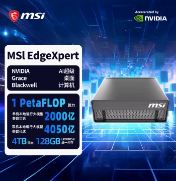 MSI NVIDIA DGX Spark EdgeXpert GB10 Portable AI Mini Supercomputer Workstation
